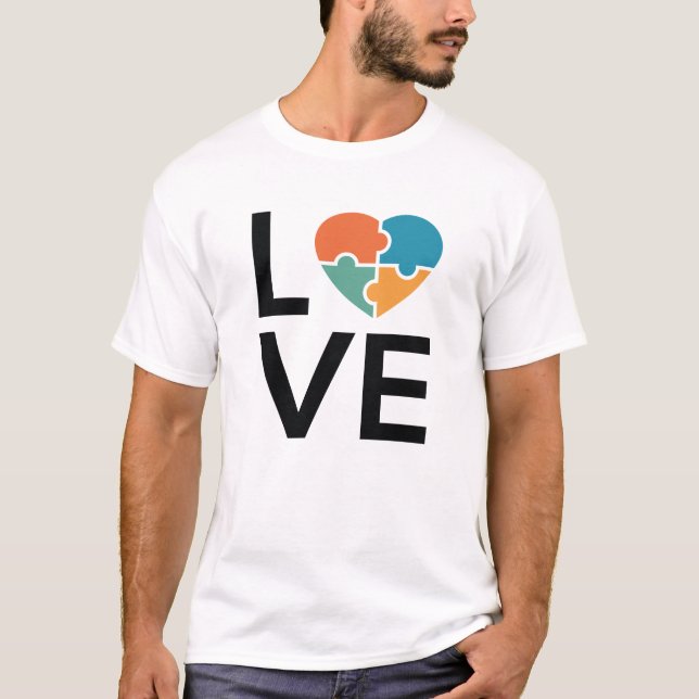 Autism Love T-Shirt (Front)