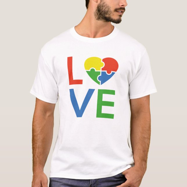 Autism Love T-Shirt (Front)