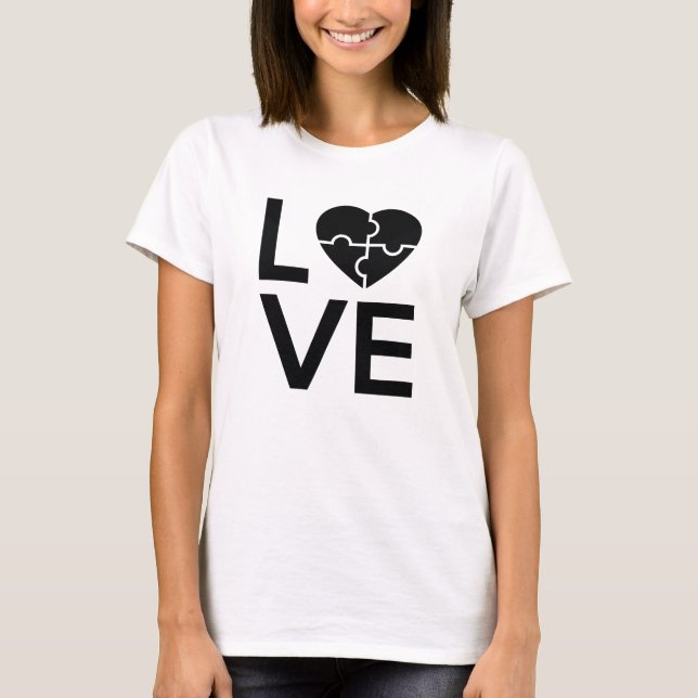 Autism Love T-Shirt (Front)
