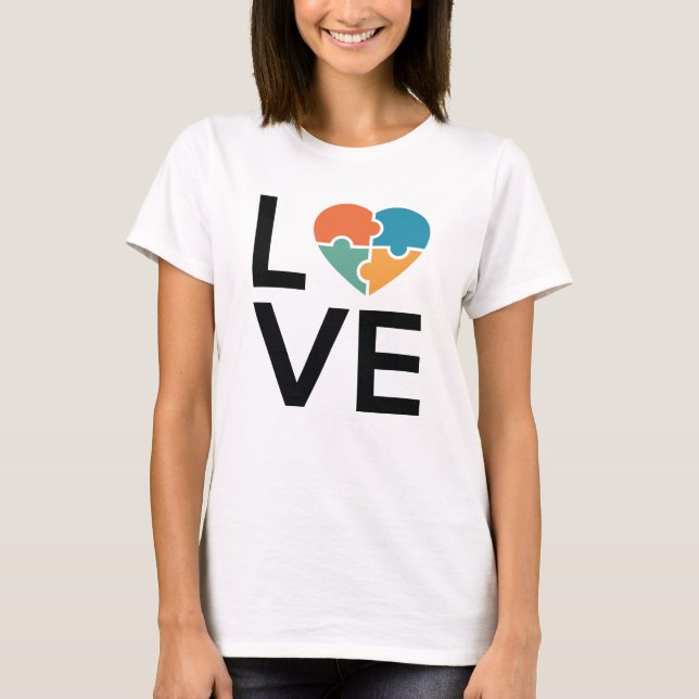 Autism Love T-Shirt (Front)