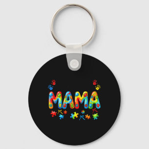 Autism Mama Autism Mum Autism Awareness Support Key Ring