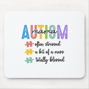 Autism Mama Definition Mum Often Stressed A Bit Of Mouse Mat