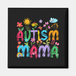 Autism mama mama autism awareness support daughter magnet