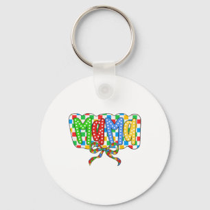 Autism Mama Mum Coquette Bow Autism Awareness Auti Key Ring