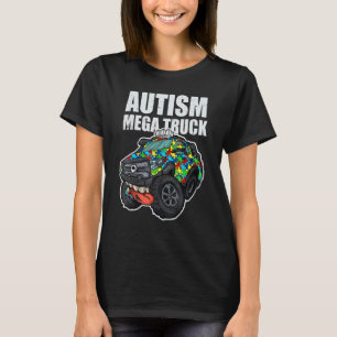 Autism Mega Truck Cute Graphic T-Shirt