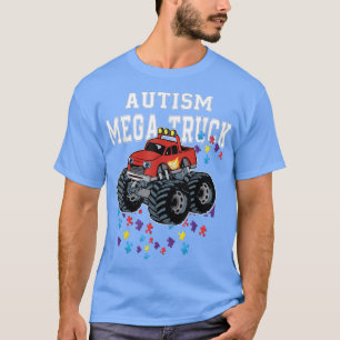 Autism Mega Truck Funny T-Shirt