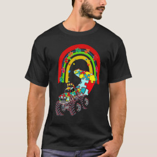 Autism Mega Truck Love Truck T-Shirt