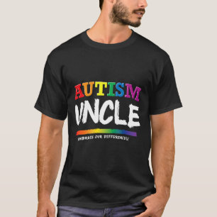 Autism-Mens Autism Awareness Gift For Uncles Uncle T-Shirt