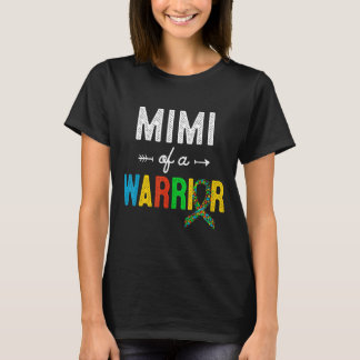 Autism-Mimi Of A Warrior Autism Awareness Support  T-Shirt