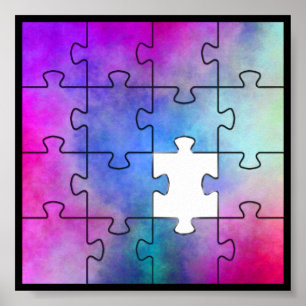 Autism Missing Piece Poster