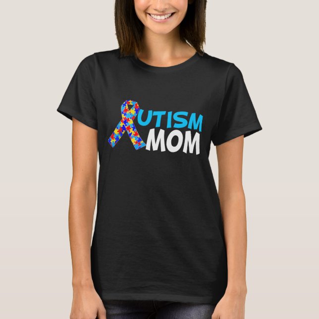 Autism Mom Dark T-Shirt (Front)