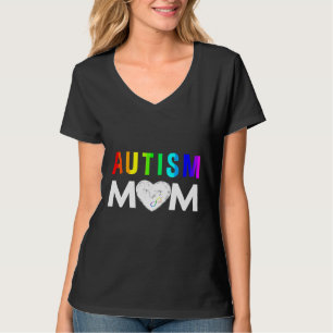 Autism Mom Red Instead Infinity T-Shirt