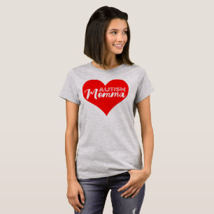 autism momma heart T-Shirt