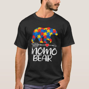 Autism Momo Bear Autistic Support Autism Awareness T-Shirt