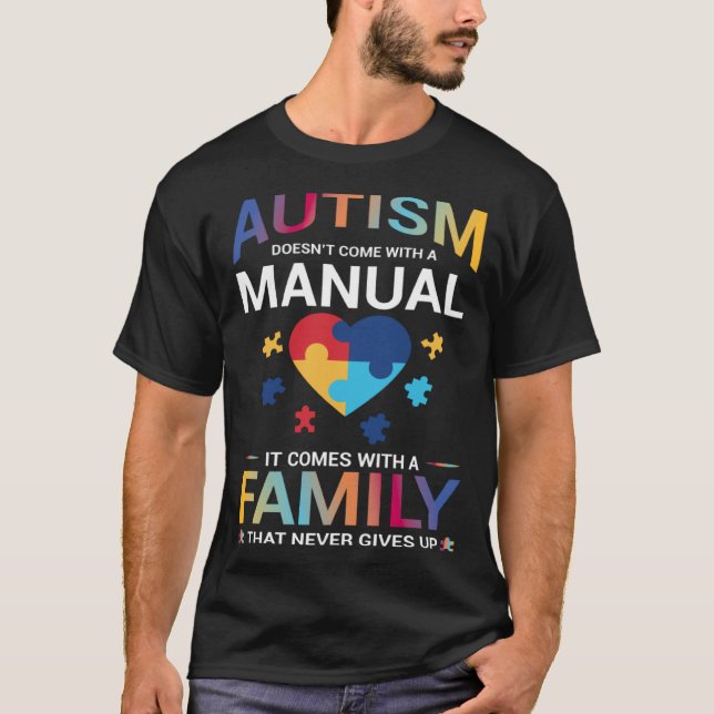 Autism Month  Autism Apparel for Autism Month T-Shirt (Front)