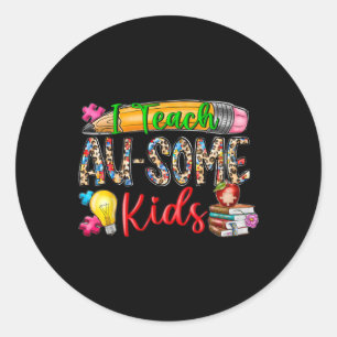 Autism Month World Autism Awareness Day 2025 3 Classic Round Sticker