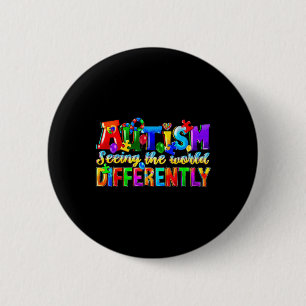 Autism Month World Autism Awareness Day 2025  6 Cm Round Badge