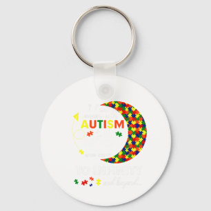 autism moo key ring