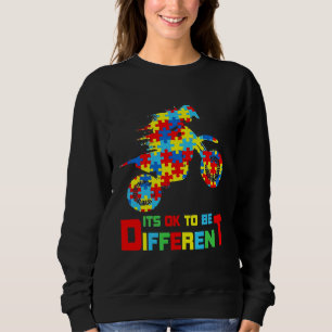 Autism Motorbike It’s Ok To Be Different Sweatshirt