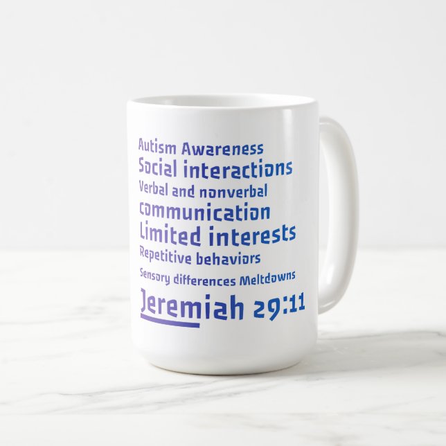 Autism  Mug (Front Right)