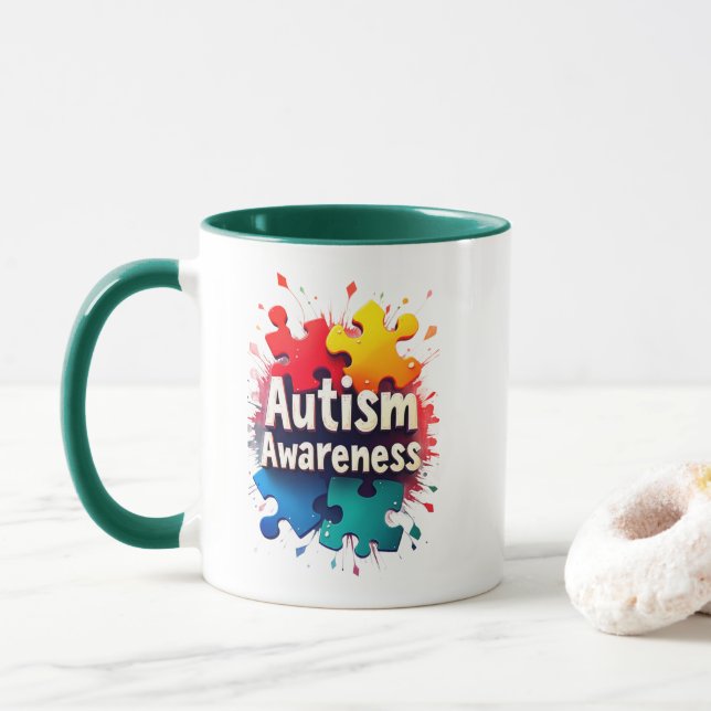 Autism Mug (With Donut)