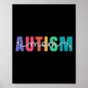 Autism Mum Autism Awareness For Mama Women Neuro D Poster