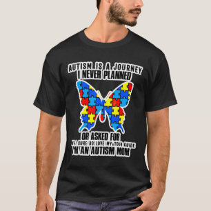 Autism Mum Autism Is A Journey Autistic Neurodiver T-Shirt