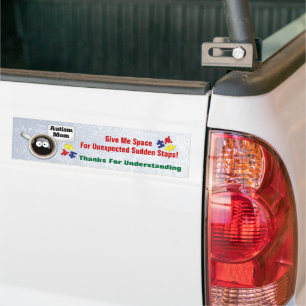 Autism Mum Bumper Sticker