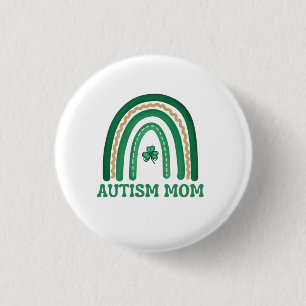 Autism Mum Button, Small, 1¼ Inch 3 Cm Round Badge