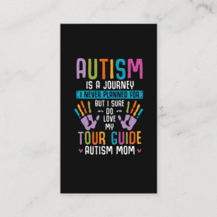 Autism Mum Family Member Support Autistic Children Business Card