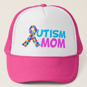 Autism Mum in Pink Trucker Hat