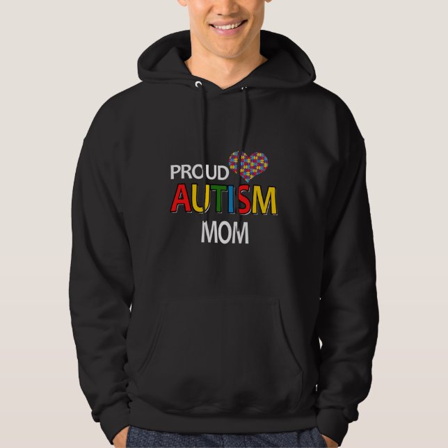 Autism Mum Leggings Autism Apparel Autism Autism A Hoodie (Front)