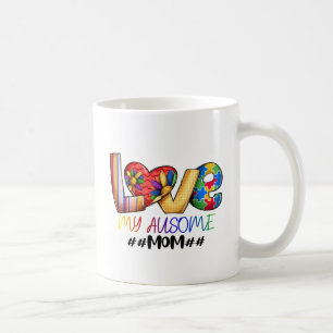 Autism Mum Love - Colourful Awareness Coffee Mug