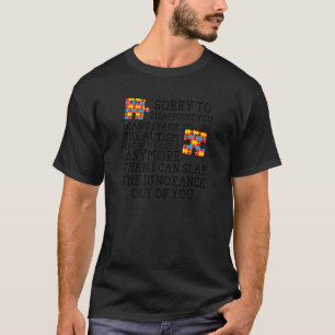 Autism Mum Mother Mama Can't Spank Autism Puzzle P T-Shirt