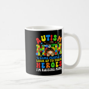 Autism Mum Raising Hero Groovy Autism Awareness Me Coffee Mug