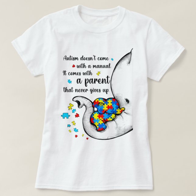 Autism Mum Shirt Women Autism Awareness Shirts Mum (Design Front)