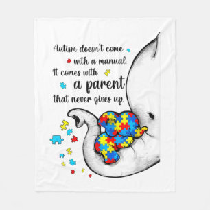 Autism Mum Shirt Women Autism Awareness Shirts Mum Fleece Blanket