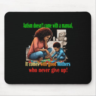 Autism Mum Sticker Mouse Mat