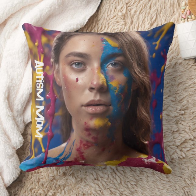 Autism Mum Stress  - Cushion (Blanket)