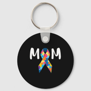Autism Mum Support Awareness Autistic Parents Gift Key Ring