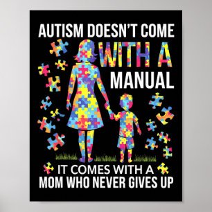 Autism Mum Support For Strong Mothers Poster