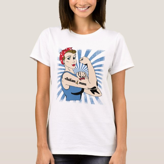 Autism Mum - T shirt (Front)