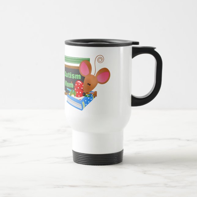 Autism Mum Traveller /Commute  Ringer Mug (Right)