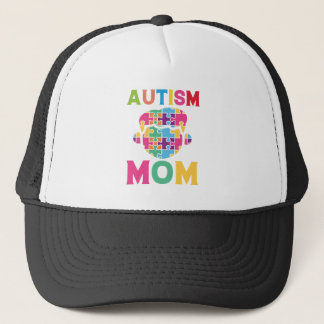 Autism mum trucker hat
