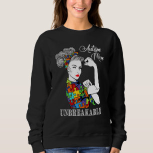 Autism Mum Unbreakable Autism Awareness 7 Sweatshirt