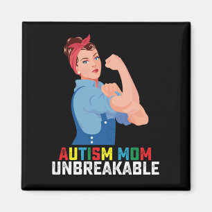 Autism Mum Unbreakable Proud Autistic Family Magnet
