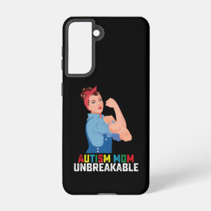 Autism Mum Unbreakable Proud Autistic Family Samsung Galaxy Case