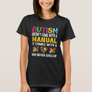 Autism Mum Women Autism Awareness Mum Cute T-Shirt