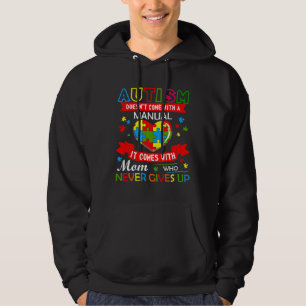 Autism Mum Womens Autism Awareness Mother Autistic Hoodie
