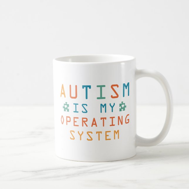 Autism Operating System Coffee Mug (Right)